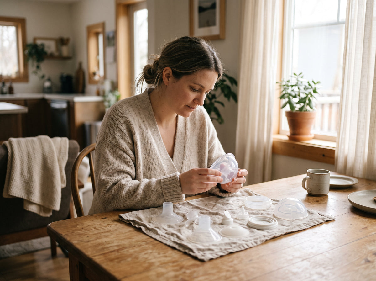 How to Empty a Wearable Breast Pump Cup With Less Mess