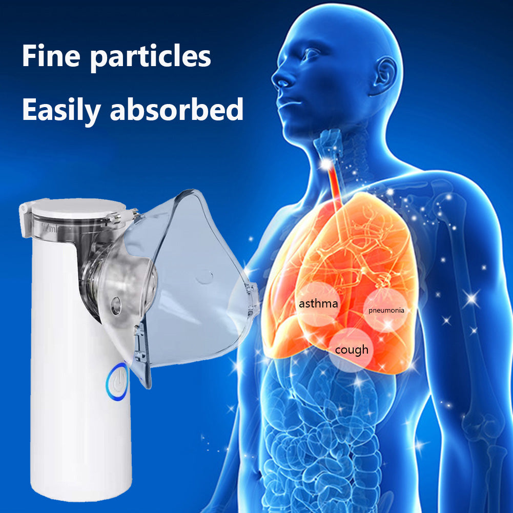 Nebulizador portátil de 5 velocidades para partículas finamente atomizadas
