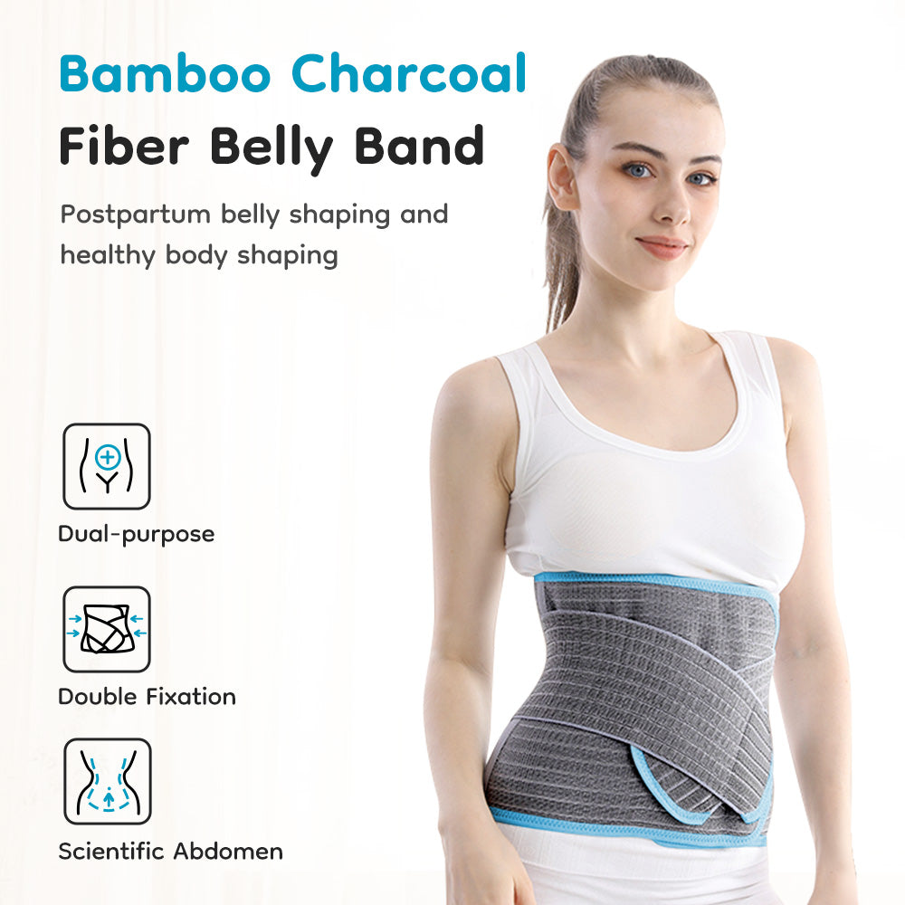 Faja abdominal de fibra de carbón de bambú - SFD03
