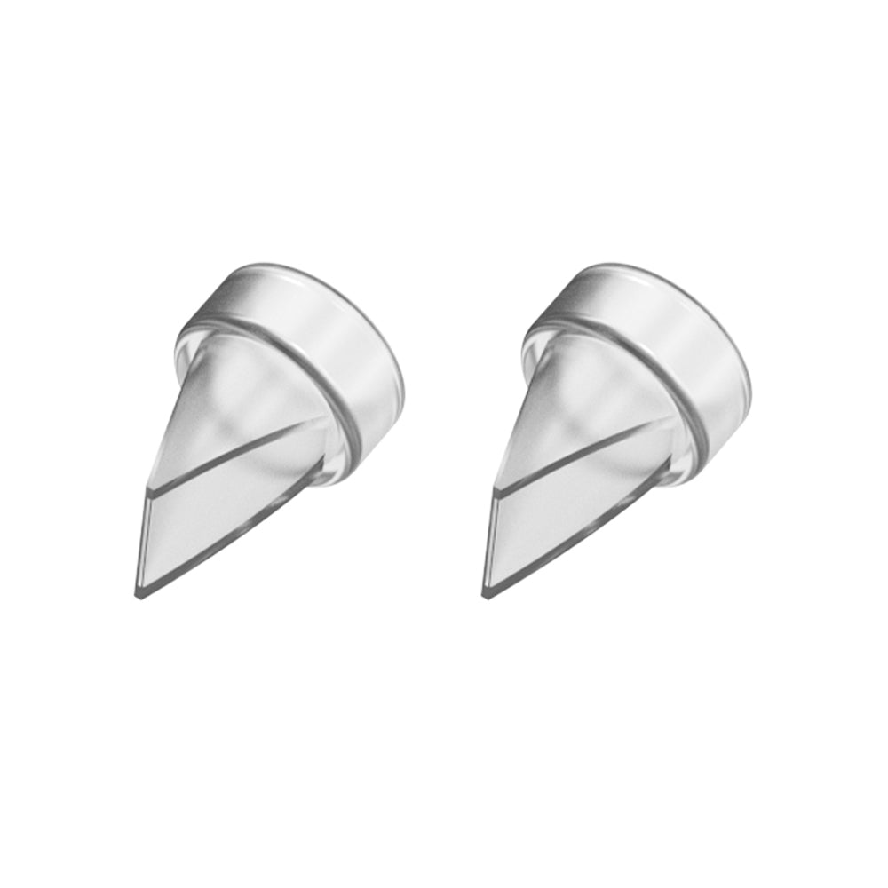 Válvula de pico de pato para extractor de leche