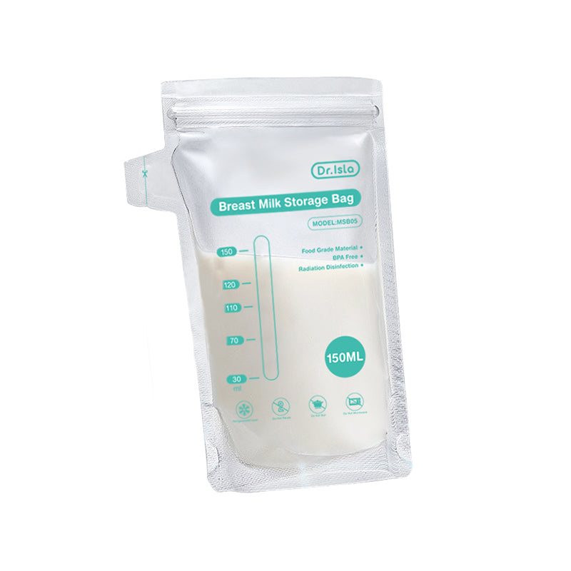Bolsa sellada para almacenar leche materna