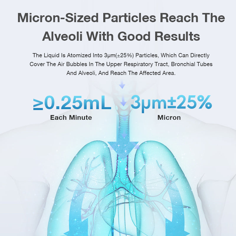 Nebulizador portátil de partículas atomizadas de 3 engranajes - N8