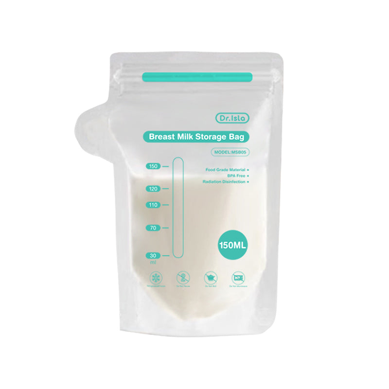 Bolsa sellada para almacenar leche materna
