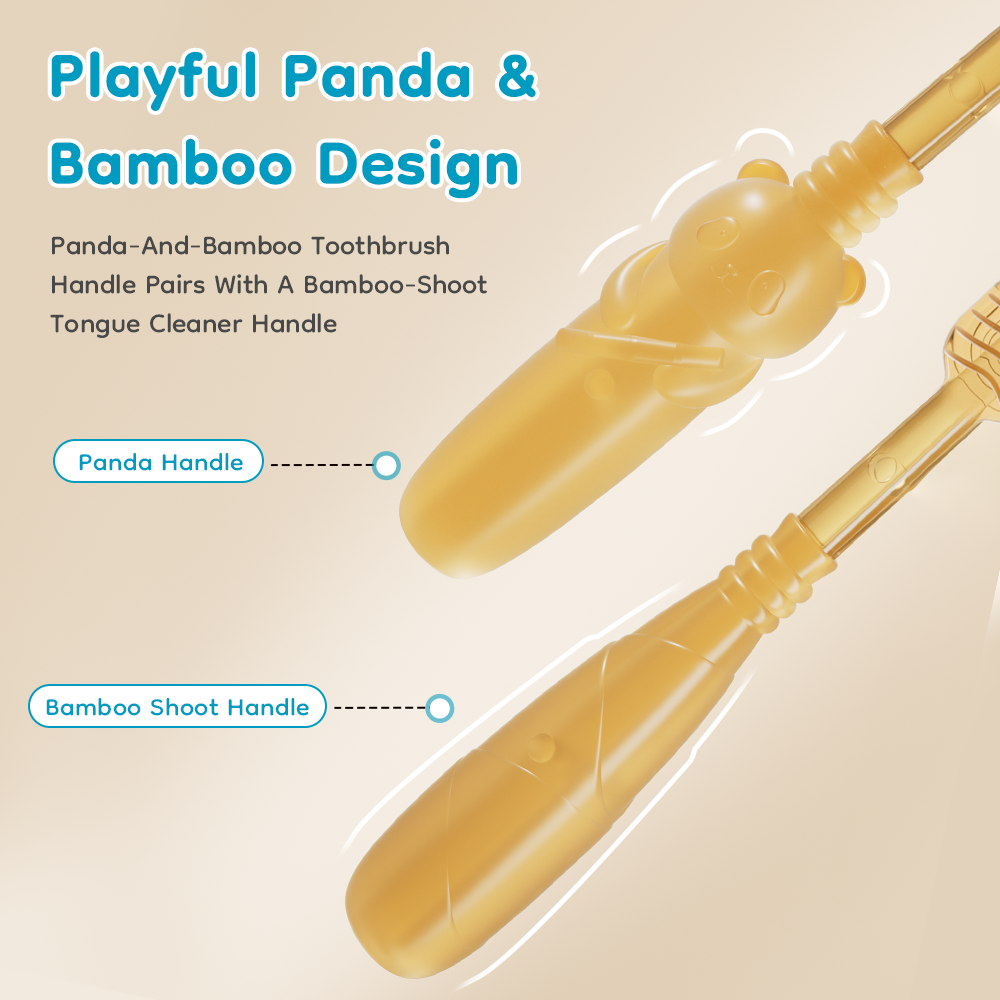 Baby Silicone Toothbrush & Tongue Cleaner Set - BT16