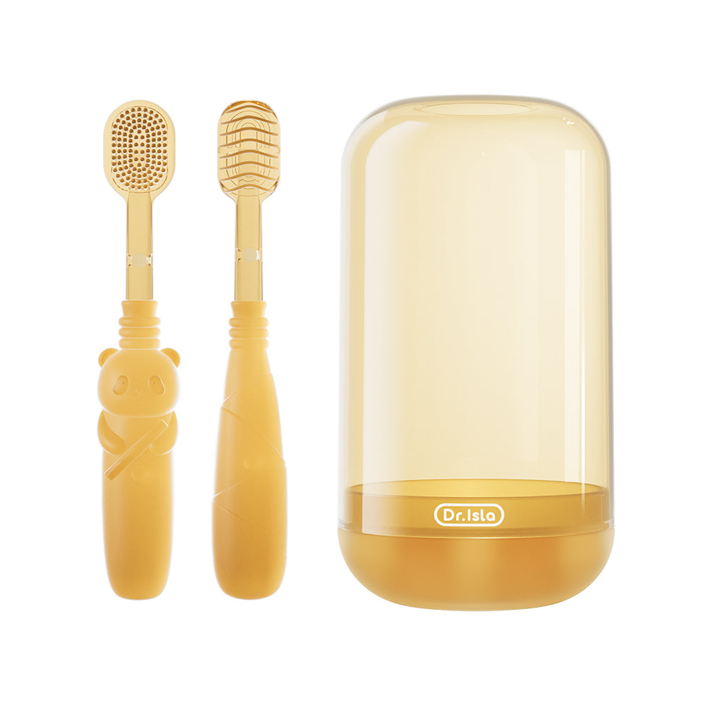 Baby Silicone Toothbrush & Tongue Cleaner Set - BT16