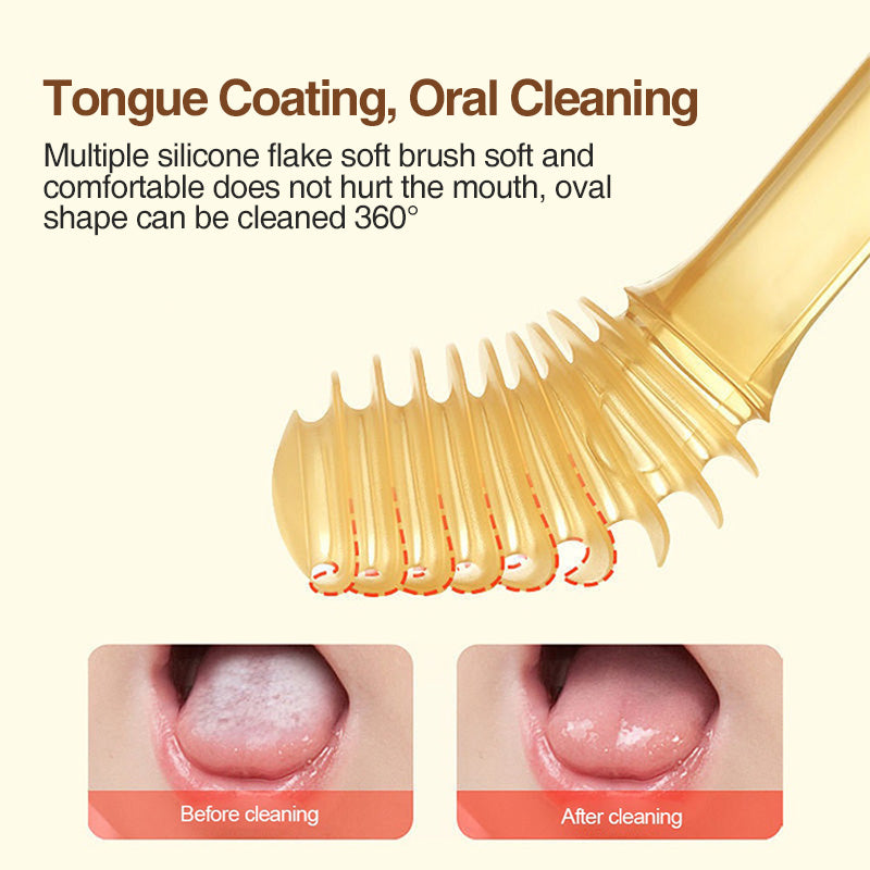 Juego de cepillos de dientes de silicona para bebés - BT11