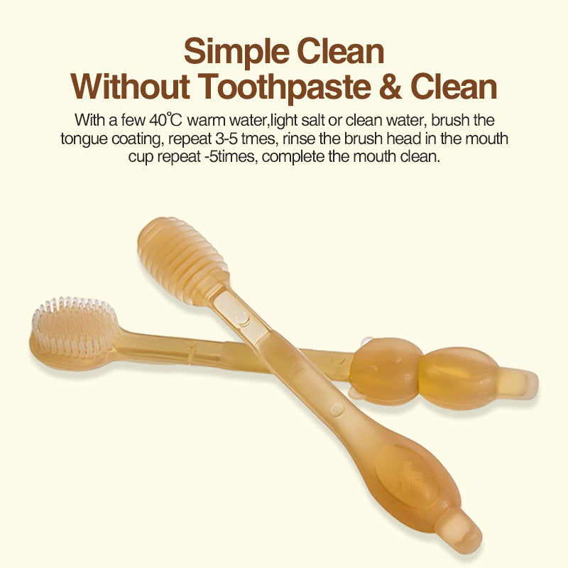 Juego de cepillos de dientes de silicona para bebés - BT11